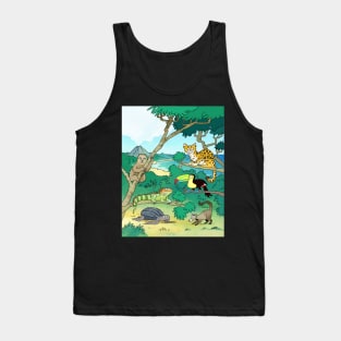 Animals of Costa Rica Tank Top